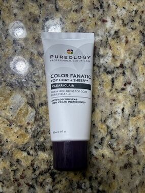 PUREOLOGY Color Fanatic High Gloss Top Coat + Sheer Clear - 30 ml - 1 fl oz